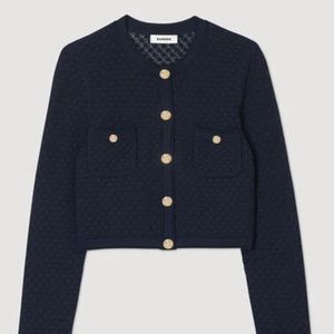 Sandro short cardigan S